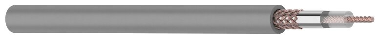 Кабель коаксиальный Rexant RG-58 A/U, 50 Ом, Cu/Al/Cu, 64%, бухта 100 м, серый