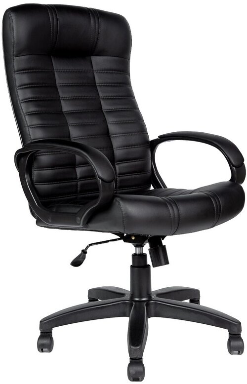 Компьютерное кресло Евростиль Атлант Soft офисное, обивка: искусственная кожа, цвет: черный