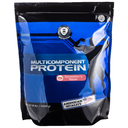rps multicomponent protein 1000 гр лесные ягоды Протеин RPS Nutrition Multicomponent Protein, 2270 гр., клубника
