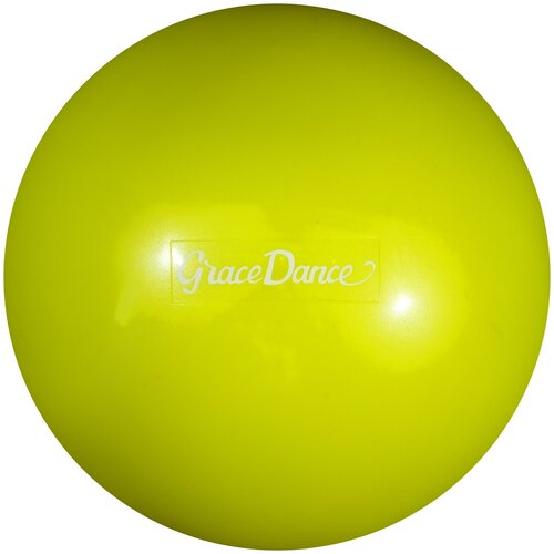 фото Мяч для художественной гимнастики grace dance 18,5 см, 400 гр, цвет салатовый grace dance 9139605 .