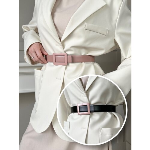 фото Ремень dorizori, размер 105, розовый