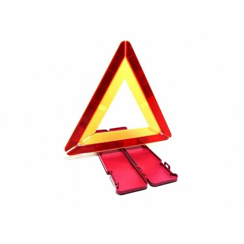 Знак аварийной остановки с аракалом большой ГОСТ( на подставке, пласт.бокс,пласт. аракал), 1 шт