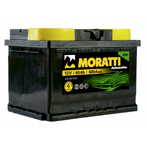 Аккумулятор автомобильный MORATTI 60.0 Ah 600 A пп 242x175x190