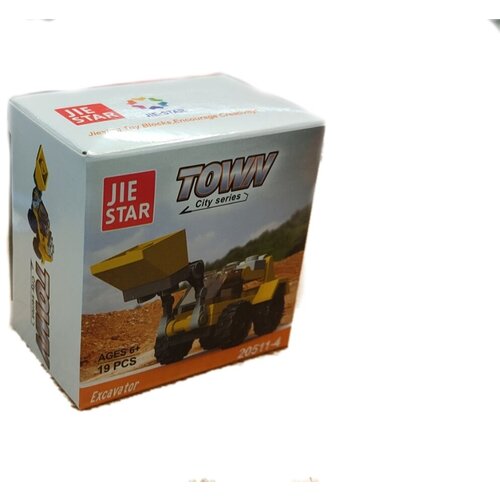 Конструктор Экскаватор 19 деталей