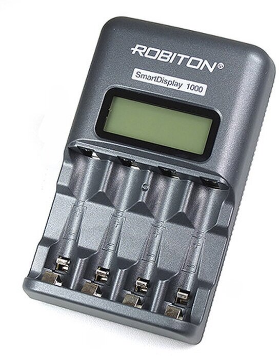 Зарядное устройство ROBITON SmartDisplay 1000 для Ni-MH аккумуляторов AA/НR6 и AAА/НR03