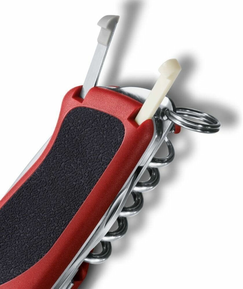 Нож перочинный Victorinox RangerGrip 68 (0.9553.C) 130мм 11функций красный/черный карт.коробка - фото №6