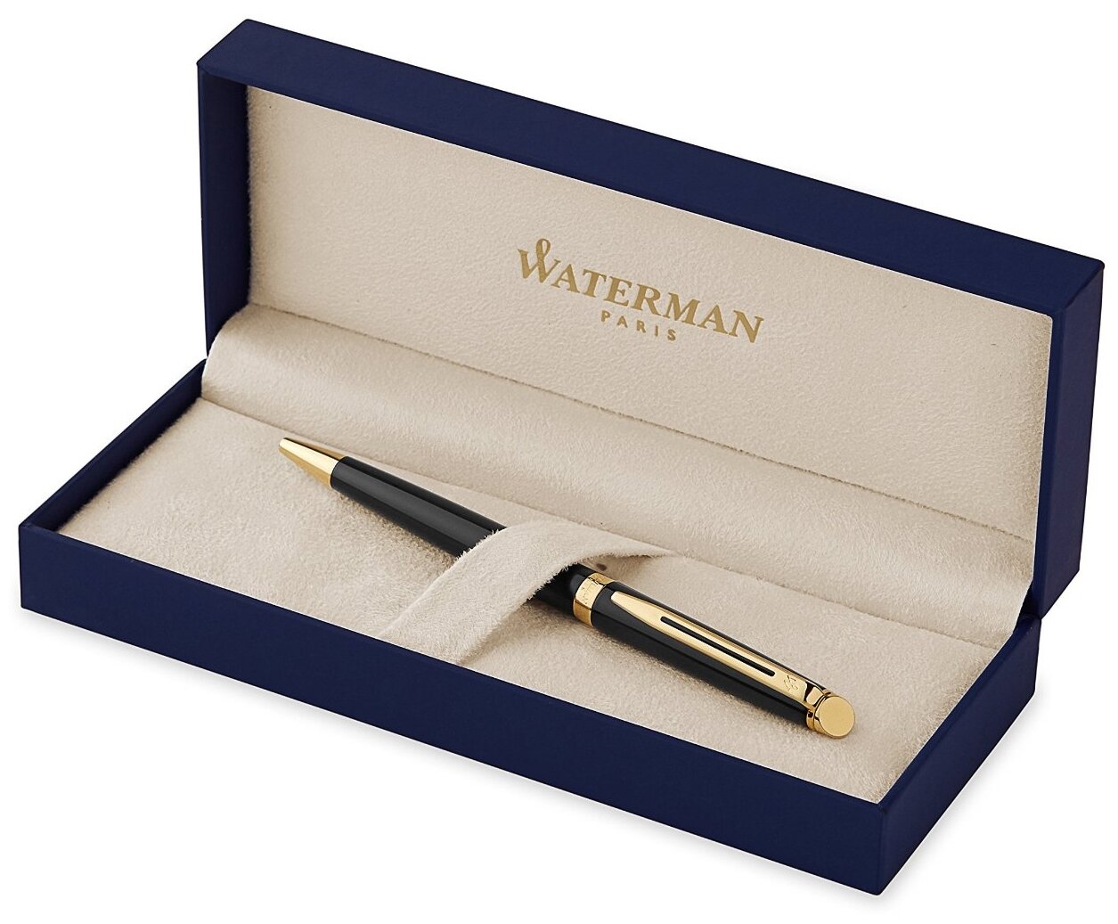 Waterman Ручка шариковая Hemisphere Black GT, М, S0920670, 1 шт.