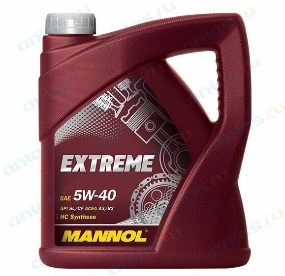 Моторное масло Mannol Extreme 5W40, 4л, синтетическое - фото №9