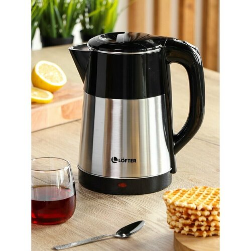 Чайник электрический Lofter F01 черный 22 л 1500 Вт скрытый нагревательный элемент металл 237200₽