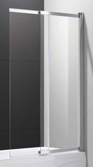 Шторка для ванны Cezares Slider VF-11-80/150-C-Cr прозрачное стекло, профиль хром - фото №5