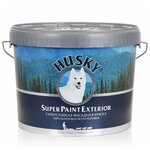 Краска акриловая HUSKY Super Paint Exterior фасадная влагостойкая огнезащитная матовая - изображение