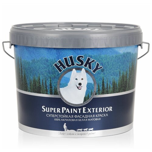 HUSKY SUPER PAINT EXTERIOR Краска фасадная (2,5л)
