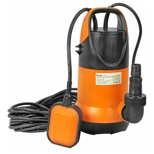 Дренажный насос для чистой воды FoxWeld DPP-900F (900 Вт) черный дренажный насос для чистой воды foxweld dpp 450f 450 вт