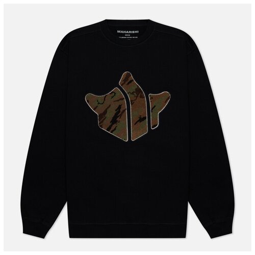 Мужская толстовка maharishi Maha Temple Crew Neck чёрный, Размер XL