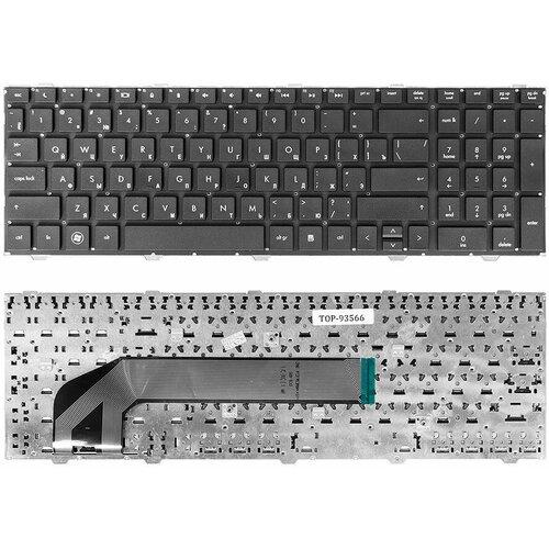 Клавиатура HP ProBook 4540s, 4545s, 4740s. Плоский Enter. Черная, c рамкой. 6H.4SKKB.26, 639396-251 клавиатура для ноутбука toshiba nsk cj0uw 0r черная с рамкой плоский enter