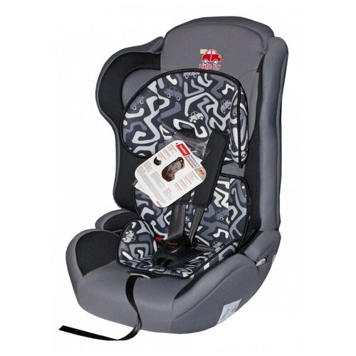 Автокресло группа 1/2/3 (9-36 кг) Little Car Comfort, коты розовый