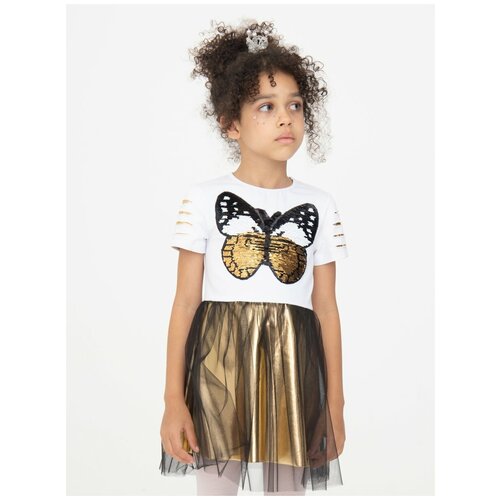 фото Платье nota bene размер 122, белый