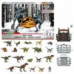Адвент-календарь МИР юрского периода, 19 динозавров, Mattel HHW24 - изображение