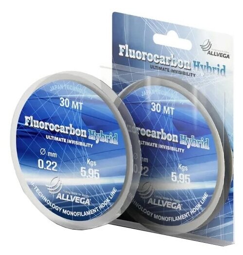 Флюорокарбоновая леска ALLVEGA Fluorocarbon Hybrid