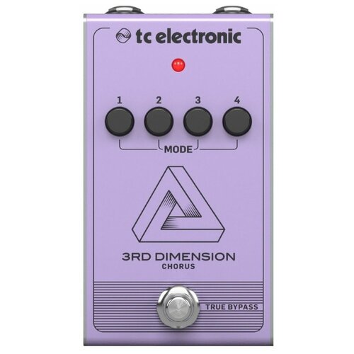 TC Electronic Педаль эффектов 3RD Dimension Chorus 1 шт. tc electronic kit corona mini chorus