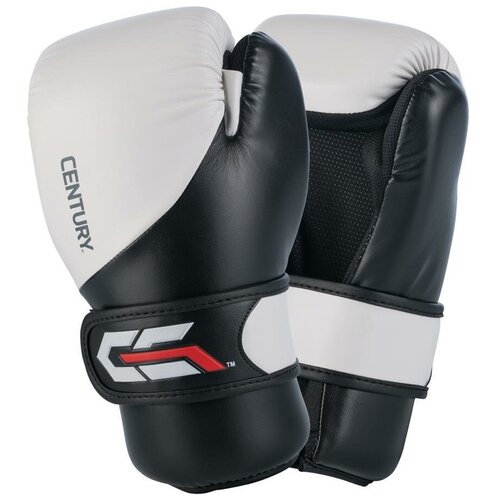 фото Тренировочные перчатки century c-gear gloves для рукопашного боя белый/черный xl