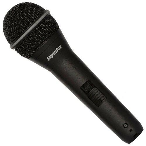 Микрофон проводной Superlux TOP248S, разъем: XLR 3 pin (M), черный