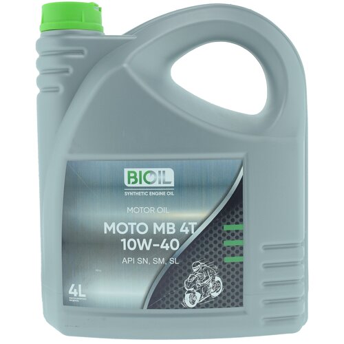 Масло моторное BIOIL MOTO MB 4T 10W40 4л