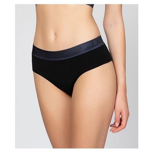 фото Laete трусы стринги с широкой резинкой, размер m(46), черный