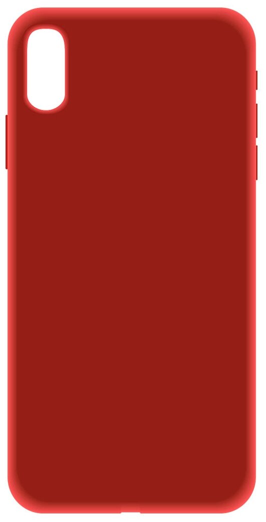 Чехол LuxCase Soft Touch Premium для Apple Iphone Xs Max, красный