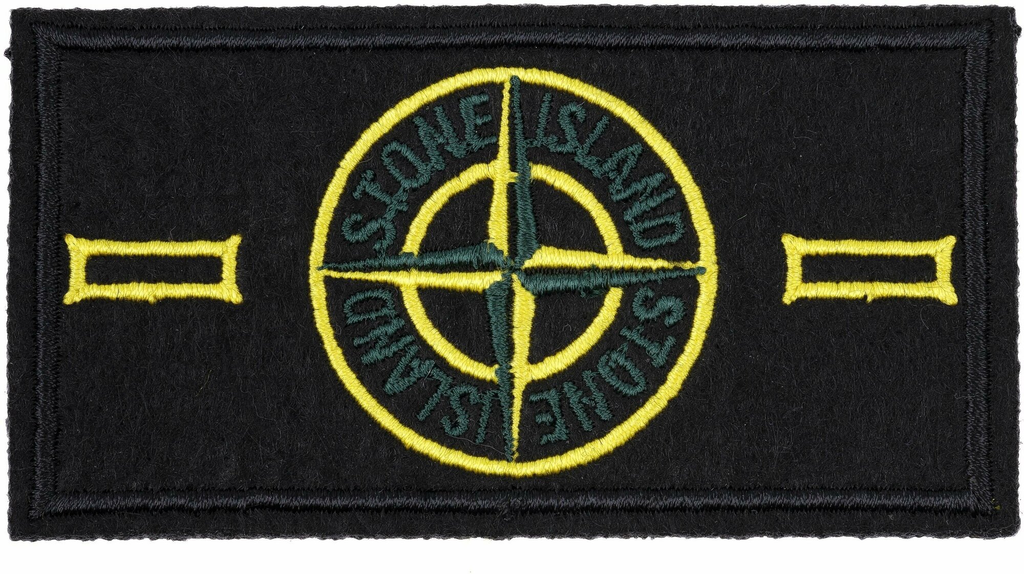 Нашивка, патч (patch) без липучки и клея Stone island, размер 9,5*5 см