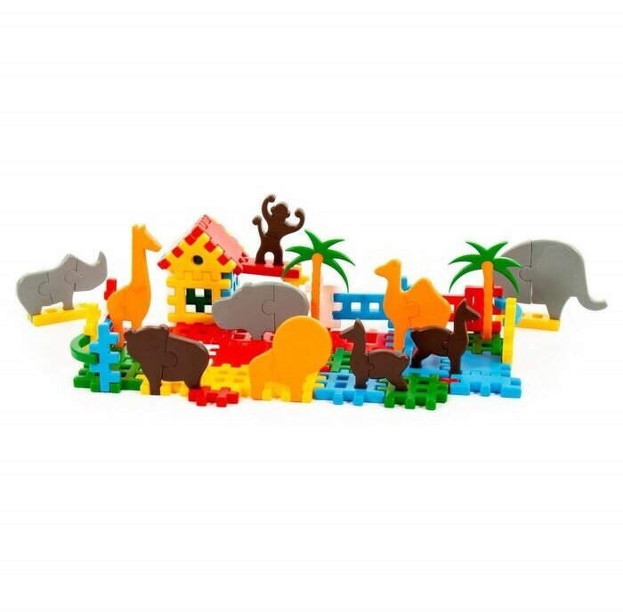 Конструктор «Зоопарк», 117 деталей — фото 1
