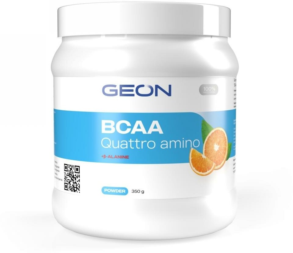 GEON BCAA Quattro Amino 350г Апельсин