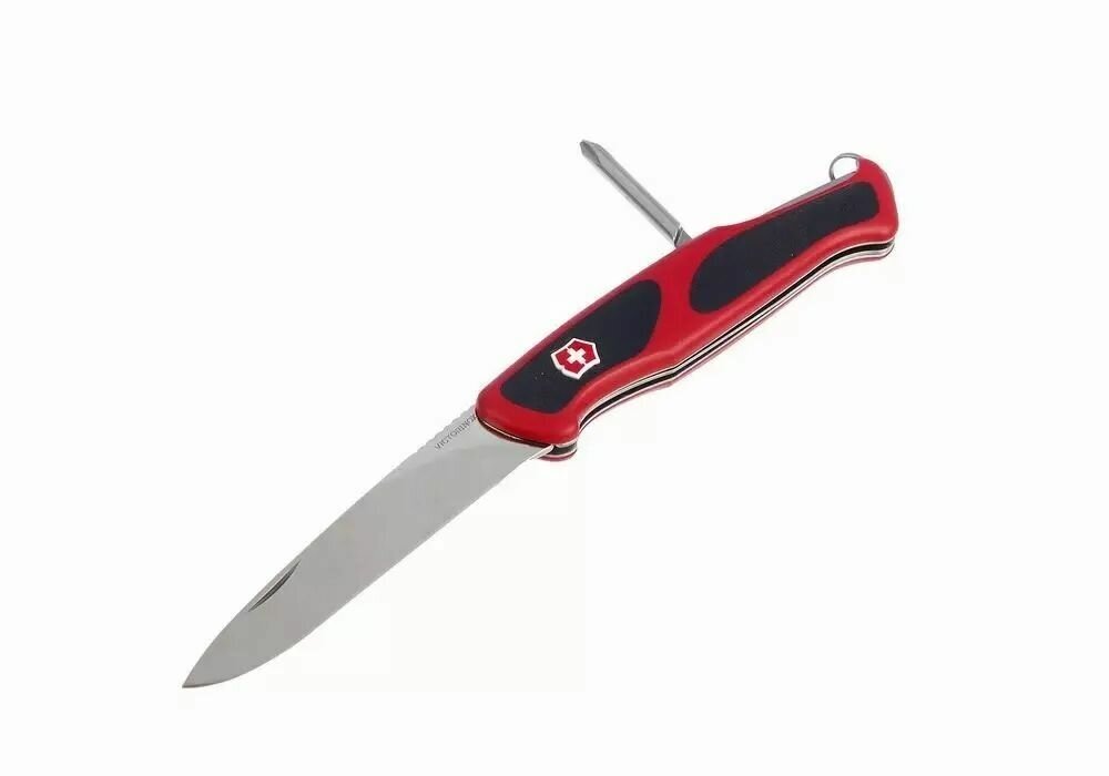 Нож перочинный Victorinox RangerGrip 53 (0.9623.C) 130мм 5функций красный/черный карт.коробка - фото №8