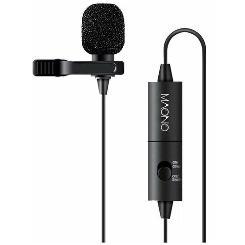 Петличный микрофон Maono AU-100 (Black)