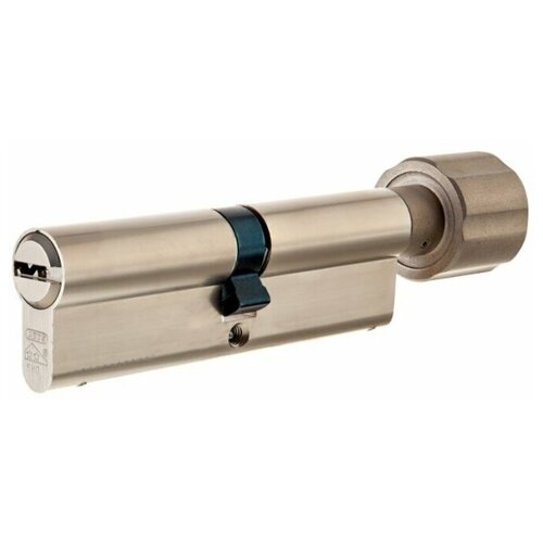 фото Европрофильный цилиндр abus x12r430 ключ/вертушка 60-60 (120 мм) ni (5 key)