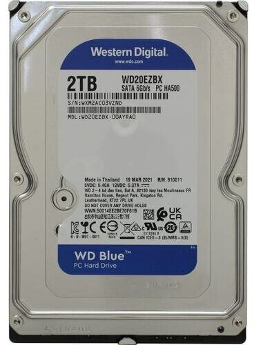 Жесткий диск Western digital Blue 2 Тб WD20EZBX