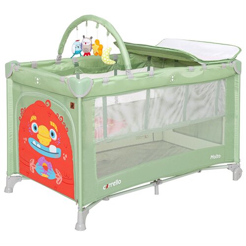 фото Манеж-кровать carrello molto crl-11604 cameo green