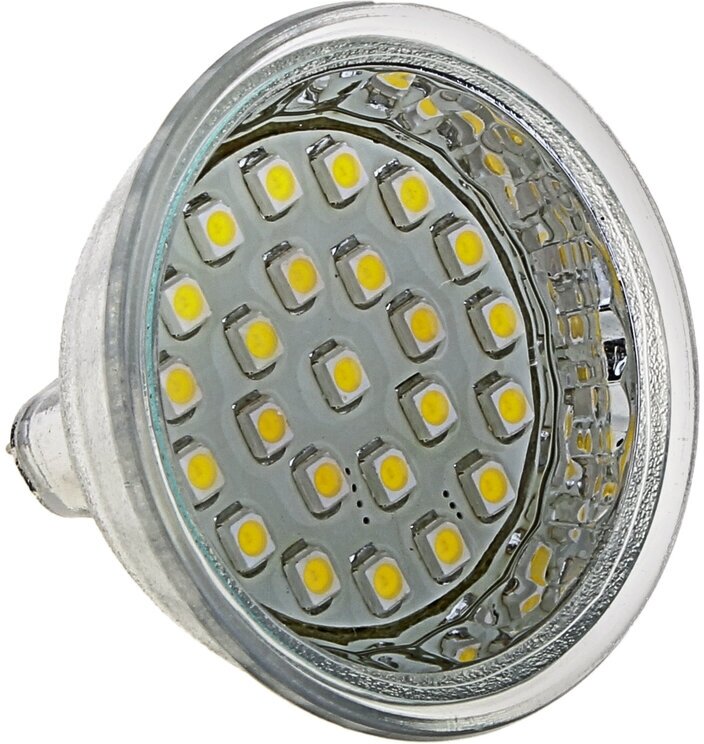 Лампа светодиодная 12V MR16 2W(20W) теплый MEGA LIGHTING LM-0217WW