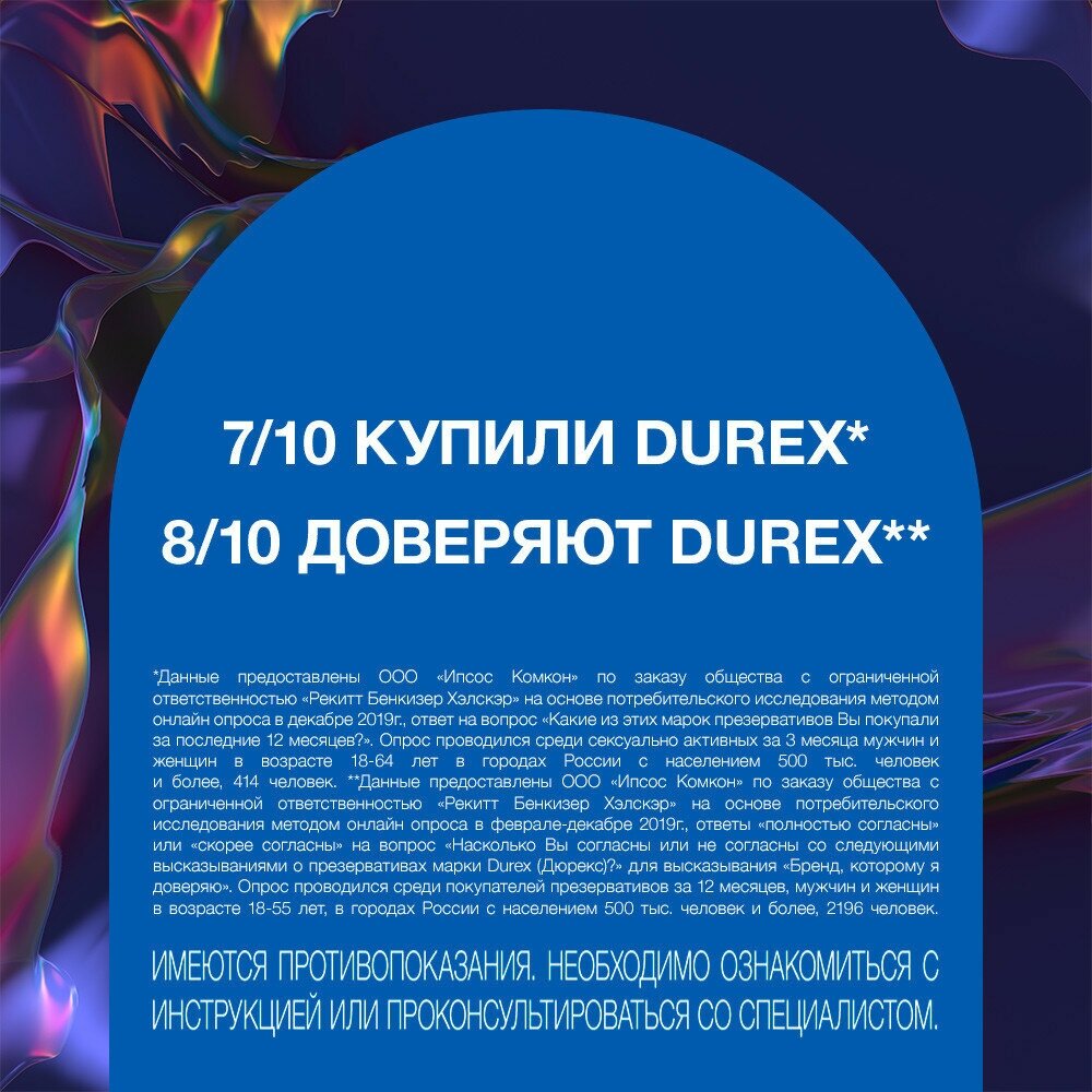 Презервативы Durex (Дюрекс) Elite гладкие сверхтонкие 18 шт. Рекитт Бенкизер Хелскэар (ЮК) Лтд - фото №4