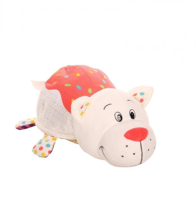 Мягкая игрушка 1Toy Вывернушка Ням-Ням 2 в 1 Панда-Кошечка 40 см - фото №15