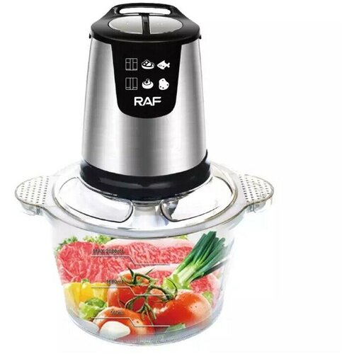 Кухонный комбайн измельчитель R7009В электрический800Вт2 литра2 ножа2 скоростимощный моторсъемные части 277000₽