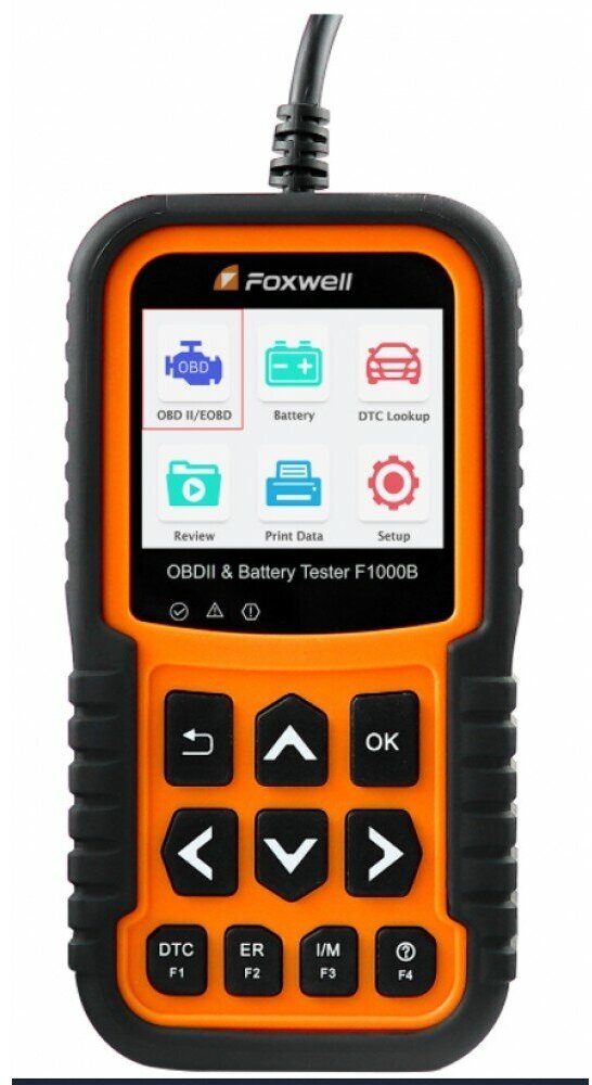 Сканер и тестер АКБ FOXWELL OBD-2 F1000B