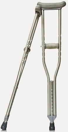 Изображение товара Костыли AMRUS AMUC02 подм/сред 160-180см №2 #