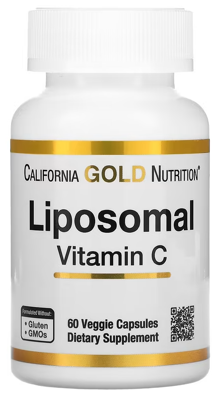 Капсулы California Gold Nutrition Liposomal Vitamin C, 100 г, 60 шт.