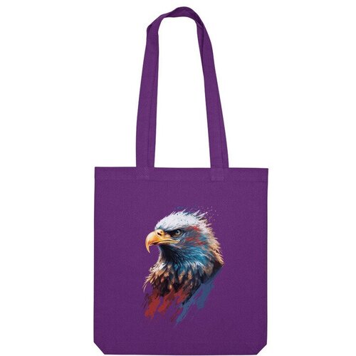 фото Сумка шоппер us basic, фиолетовый