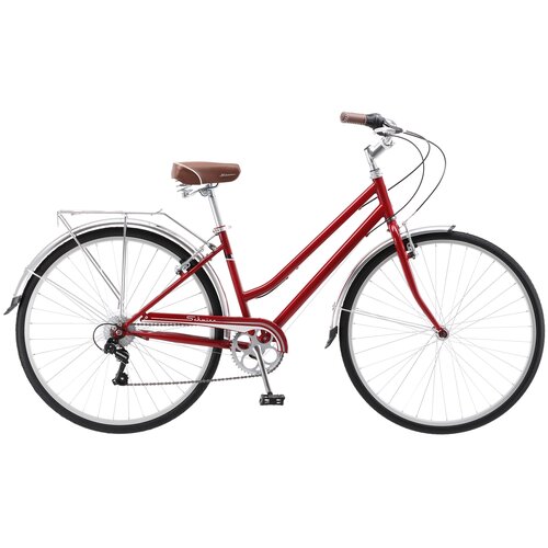 фото Городской велосипед schwinn wayfarer womens dark red 17.5" (требует финальной сборки)