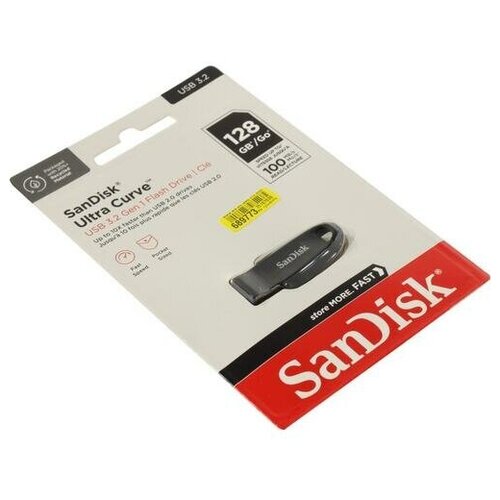 Флешка Sandisk Ultra Curve SDCZ550-128G-G46 128 Гб Black