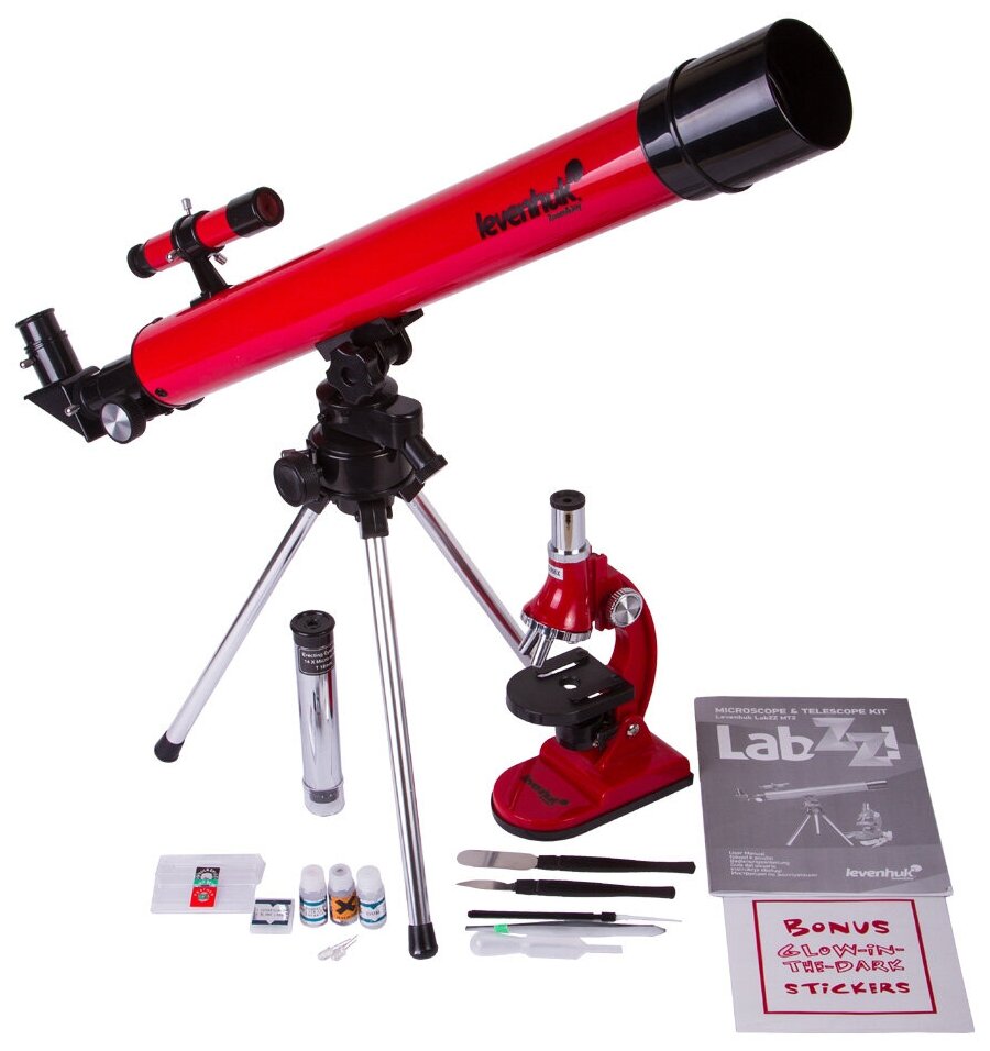 Микроскоп LEVENHUK LABZZ MT2: микроскоп и телескоп набор 1086213