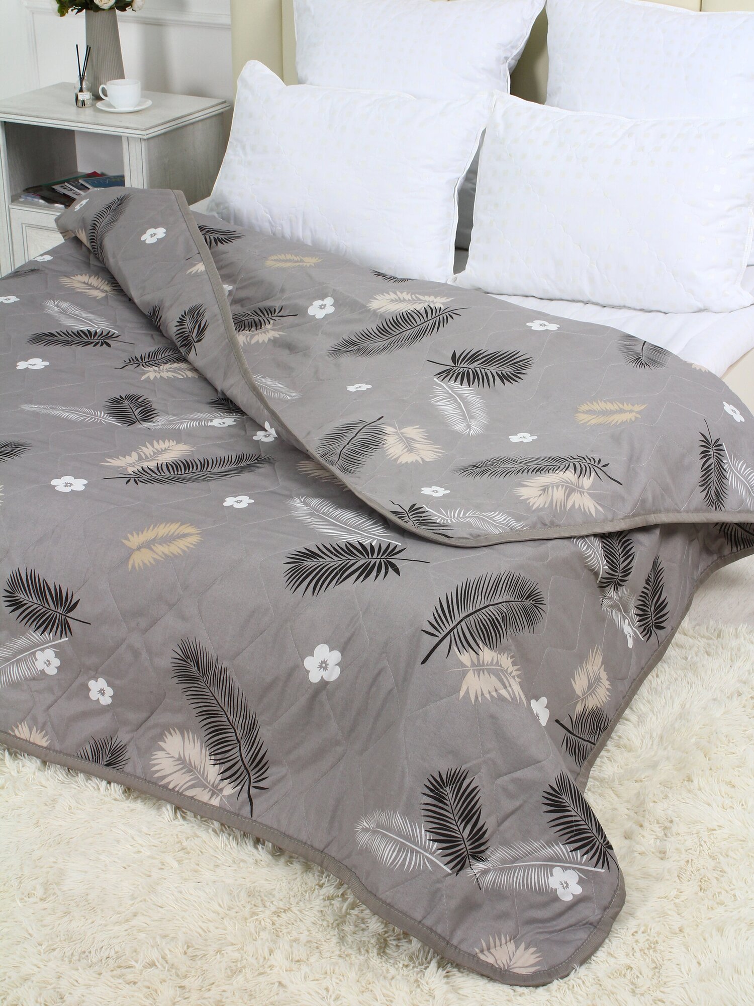 Одеяло Дачное летнее облегченное, 2-х спальное в полиэстере - фотография № 1