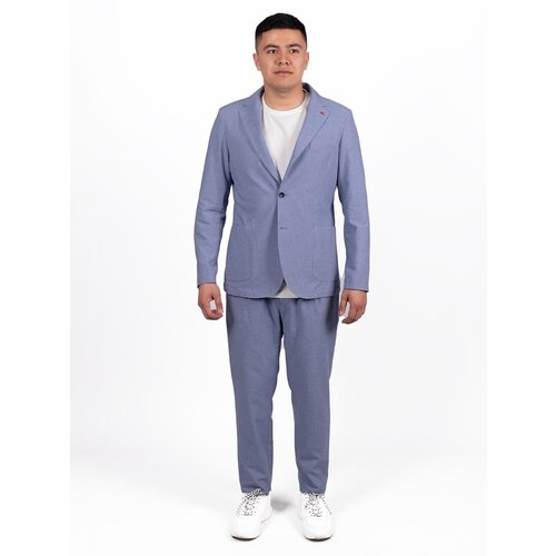 Пиджак AT.P.CO, однобортный, размер 54, голубой